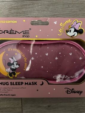 Crème Shop x Disney Minnie Pink Snug Sleep Mask